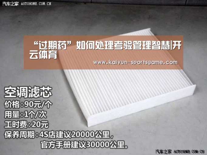 “过期药”如何处理考验管理智慧|开云体育(图1) 开云体育
