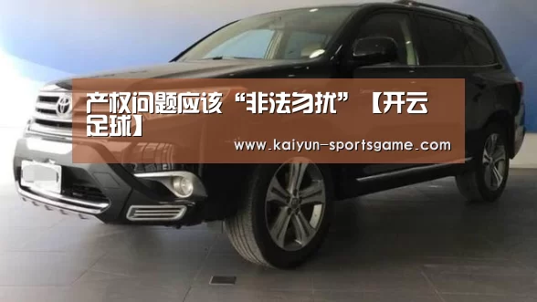 产权问题应该“非法勿扰”【开云足球】(图2) 开云足球